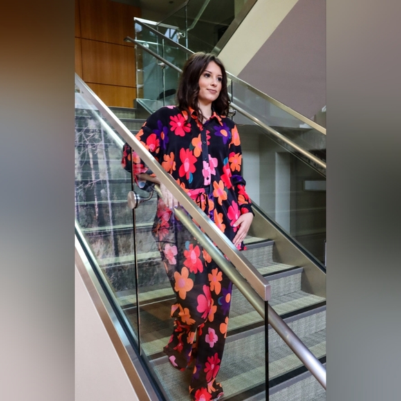 Hottie hibiscus 2 piece pant outfit Plus size - Picture 1 of 4